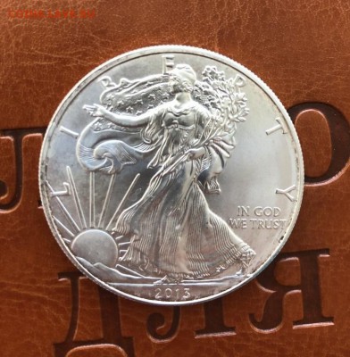 Крона Шайба США 1 доллар 2013 Американский серебряный Орёл - 3043161_1