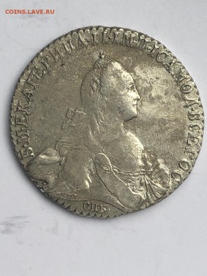 1 рубль 1770 г. TI ЯЧ СПБ - 1 р. 1770 г ЯЧ ТI СПБ (1)