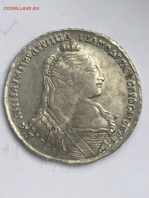 1 рубль 1734 г. №2 - 1 р. 1734 г 15 (2)