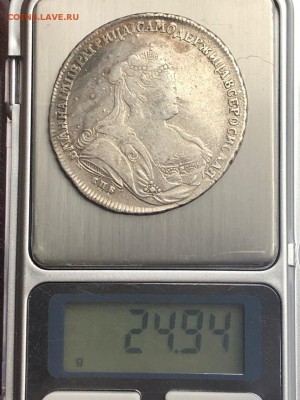 1 рубль 1738 г. СПБ - 1 р. 1738 г СПБ 25 (3)