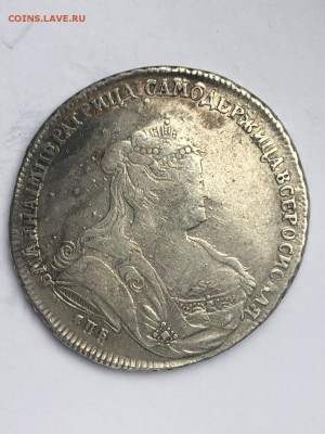 1 рубль 1738 г. СПБ - 1 р. 1738 г СПБ 25 (2)