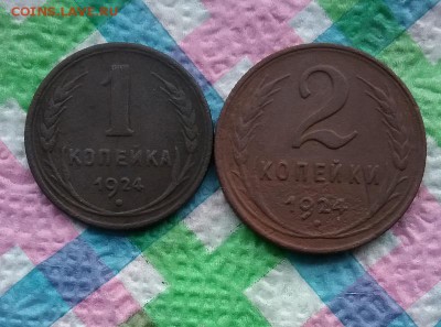 1 копейка, 2 копейки 1924 г до 14.08.2019 в 22 Мск - 20190809_151725 а