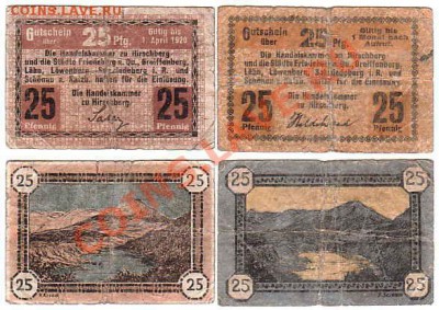 Набор окупационных фенигов для городов Польши, до 1921 г. - 0_650_Olenya_gora_2_po_25_fenigov_do_010420_6919607