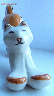 Статуэтка Потягивающаяся кошка гжель до 12.08.19 - DSCN2331.JPG
