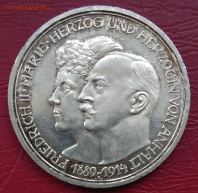 3 марки Анхальт 1914г. Свадебный до 16.08.19 в 22:00 мск - IMG_20190728_135718~2