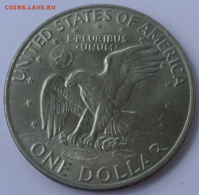 1 доллар США Орёл 1972 D. - 1 доллар США Орёл 1972 D - 1