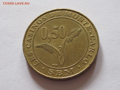 2 жетона казино Монте-Карло по 0,5 евро 12.08 22:05 - IMG_4425.JPG