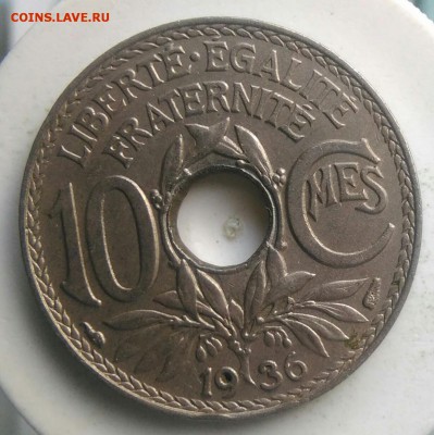 Франция 10 сантимов 1936 года до 14.08.2019 - IMG_20190714_133910