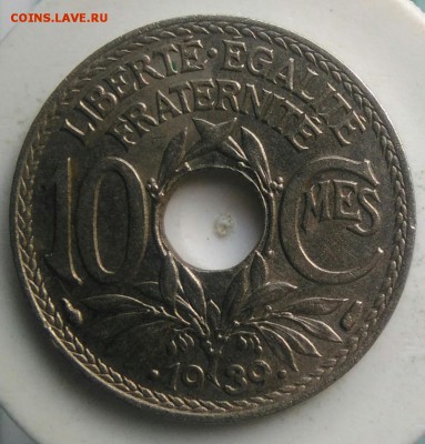 Франция 10 сантимов 1939 года до 14.08.2019 - IMG_20190714_133535