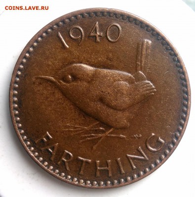 Великобритания 1 фартинг 1940 до 14.08.2019 - IMG_20190725_182152