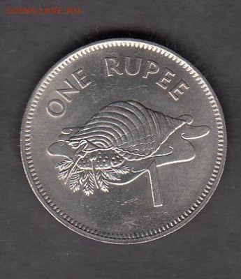 Сейшеллы 1982 1 рупия без обращения до 15 08 - 310а