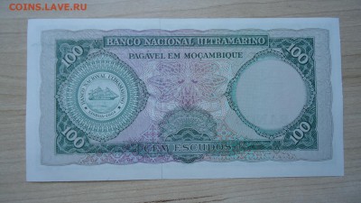 МОЗАМБИК 100 ЭСКУДО 1961 UNC - DSC06182.JPG