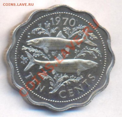 Багамские о-ва 10 центов 1970 г.До 13.07.11 г. 21-00 МСК. - Багамыв
