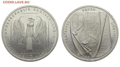 ФРГ. 10 марок 1990 г. Орден. До 15.08.19. - DSH_1965.JPG