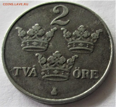 ШВЕЦИЯ 2 эре 1919. Железо. НЕЧАСТАЯ. Предпродажная. - 029.JPG