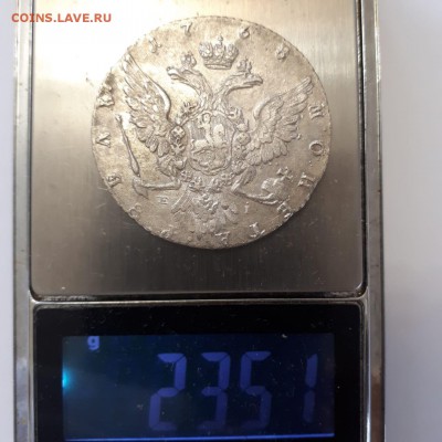 1 рубль 1768 года ММД-EI	 до 17.08.19 - 1 р 1768 ММД ЕI (3)