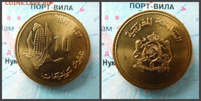 Марокко 10 сантимов, 1407 (1987) ФАО - 23