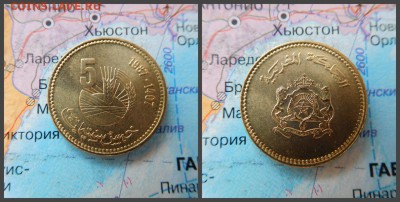 Марокко 5 сантимов, 1407 (1987) ФАО - 25