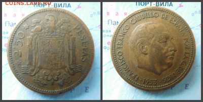 Испания 2½ песеты, 1953 - 31
