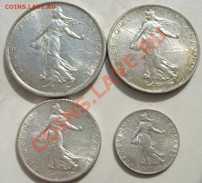 1.2фр,1 фр,2 фр,5 франков 1917-1963 Франция 15 июля 23-00мск - S6300739.JPG