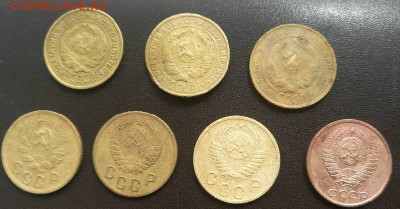 7 монет 2 копейки 1926, 1928, 1931, 1936, 1938, 1952, 1980 г - 1ec5240cda0a