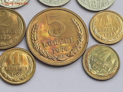 Наборные монеты 1-2-5 копеек. 8 шт. + бонус  до 19.08.22-00 - 20 коп 006