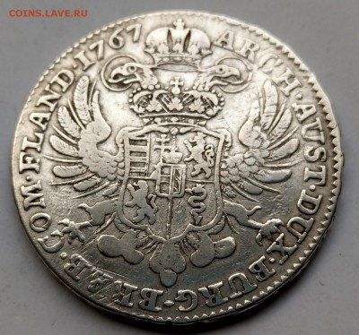 Австрийские Нидерданды 1 талер 1767 - IMAG2560~2