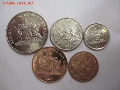 Тринидад и Тобаго набор из 5 монет  до 17.08.19 - IMG_1776.JPG