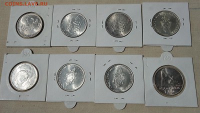 500 лир Ватикан 1969-78, 8 монет - vat2