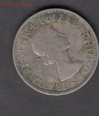 Великобритания 1957 2 шиллинга до 20 08 - 16а