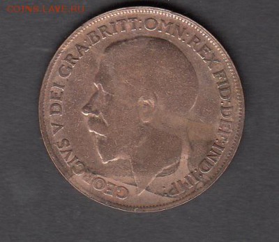 Великобритания 1920 1 пенни до 20 08 - 20а