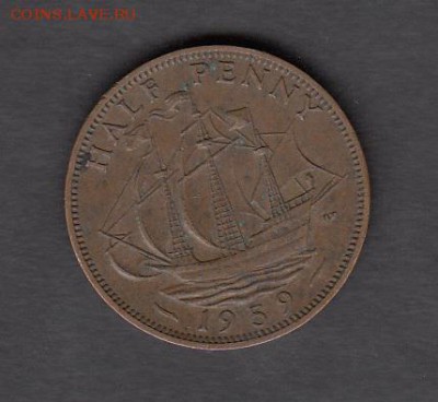 Великобритания 1959 пол пенни до 20 08 - 21а