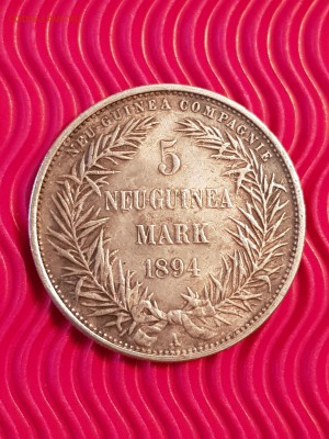 5 марок 1894  Новая Гвинея , райская птичка - 20190730_195918