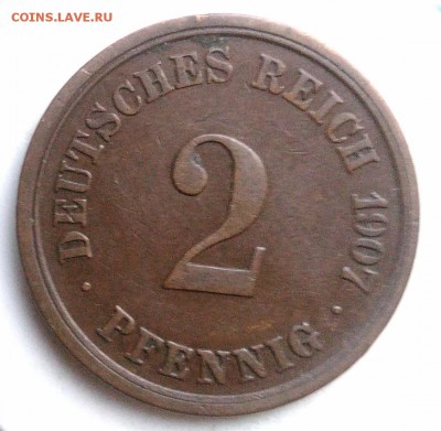 2 пфеннига 1907 года до 21.08.2019 - IMG_20190812_193508