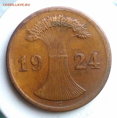2 пфеннига 1924 года до 21.08.2019 - IMG_20190812_193457