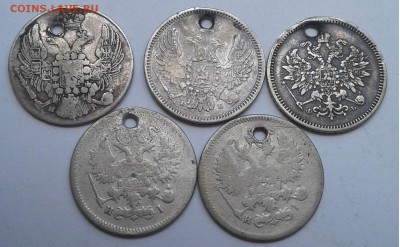 10коп. 5шт. СПБ. Монисто. 1835-1869гг. до 23.08.19г. 22:00 - 20190818_121301