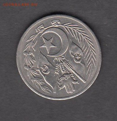 Алжир 1964 1 динар без оборота до 22 08 - 94а