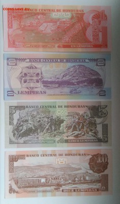 набор банкнот Гондураса 4 штуки до 21.08.2019 - IMG_20190802_182034