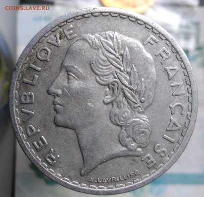 Франция 5 франков 1949 года до 21.08.2019 - IMG_20190812_193858