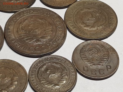 2-3-5 копеек.Чердачные.10 шт.1928-52г.Патина.до 26.08. 22-00 - двушки 014