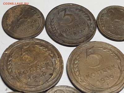 2-3-5 копеек.Чердачные.10 шт.1928-52г.Патина.до 26.08. 22-00 - двушки 007