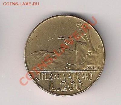 Ватикан 200 лир 1978 Павел VI в UNC до 17.07 - в200-76