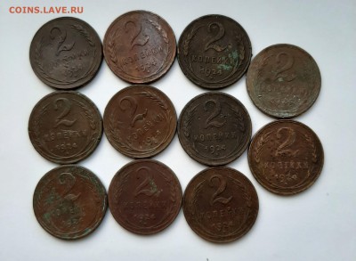 11 шт 2 копейки 1924 года - 20190820_110225-min