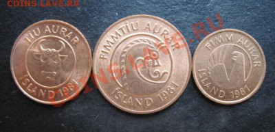 Исландия, набор монет 1981 г, до 19.07 в 21-00 мск - ислан 81а
