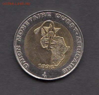 Западная Африка 1996 250фр без обращения до 26 08 - 127а