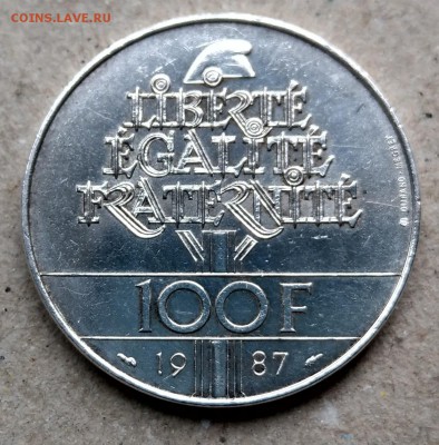 Франция 100 франков 1987 Лафайет до 22-00 26.08 - IMAG2610~2