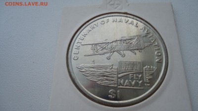 БРИТАНСКИЕ ВИРГИНЫ 1 ДОЛЛАР 2009 100 ЛЕТ МОРСКОЙ АВИЦИИ - DSC05121.JPG