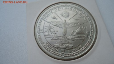 МАРШАЛЛОВЫ ОСТРОВА 5 ДОЛЛАРОВ 1988 ЗАПУСК ШАТТЛА - DSC05126.JPG