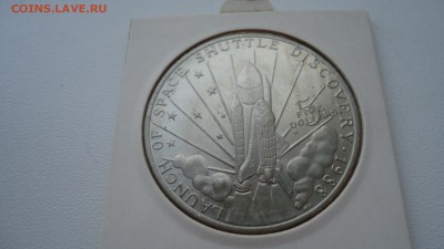МАРШАЛЛОВЫ ОСТРОВА 5 ДОЛЛАРОВ 1988 ЗАПУСК ШАТТЛА - DSC05125.JPG