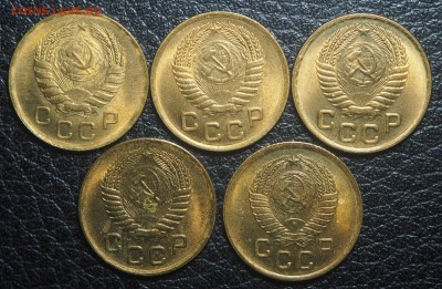 1 копейка 1946-1957 AUNC-UNC 5 штук. до 25.08.2019 в 22.00 - P8200876